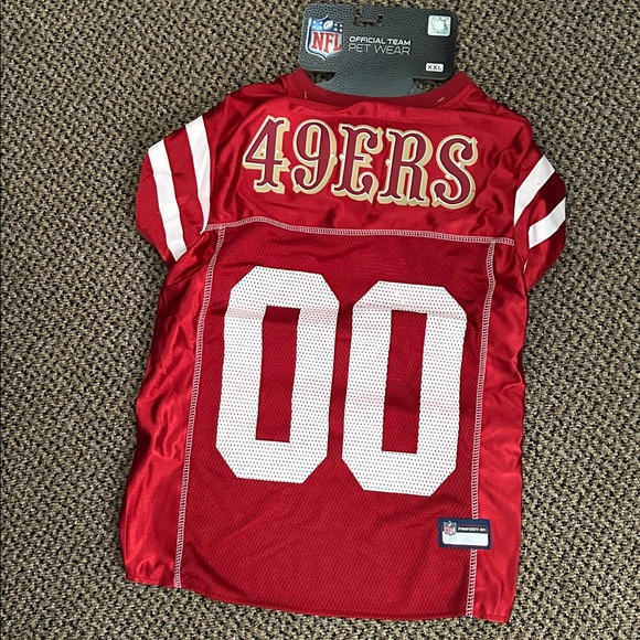 NFL San Francisco 49ers Dog or Cat Jersey, Size: XX-Large - Picture 3 of 5